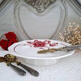 Old mounted earthenware plate