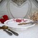 Old mounted earthenware plate
