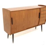 Scandinavian "Roulette" sideboard in teak, Möbel-Ikea, Sweden, 1960
