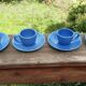 4 tasses à café "grain de riz" Geneviève Lethu