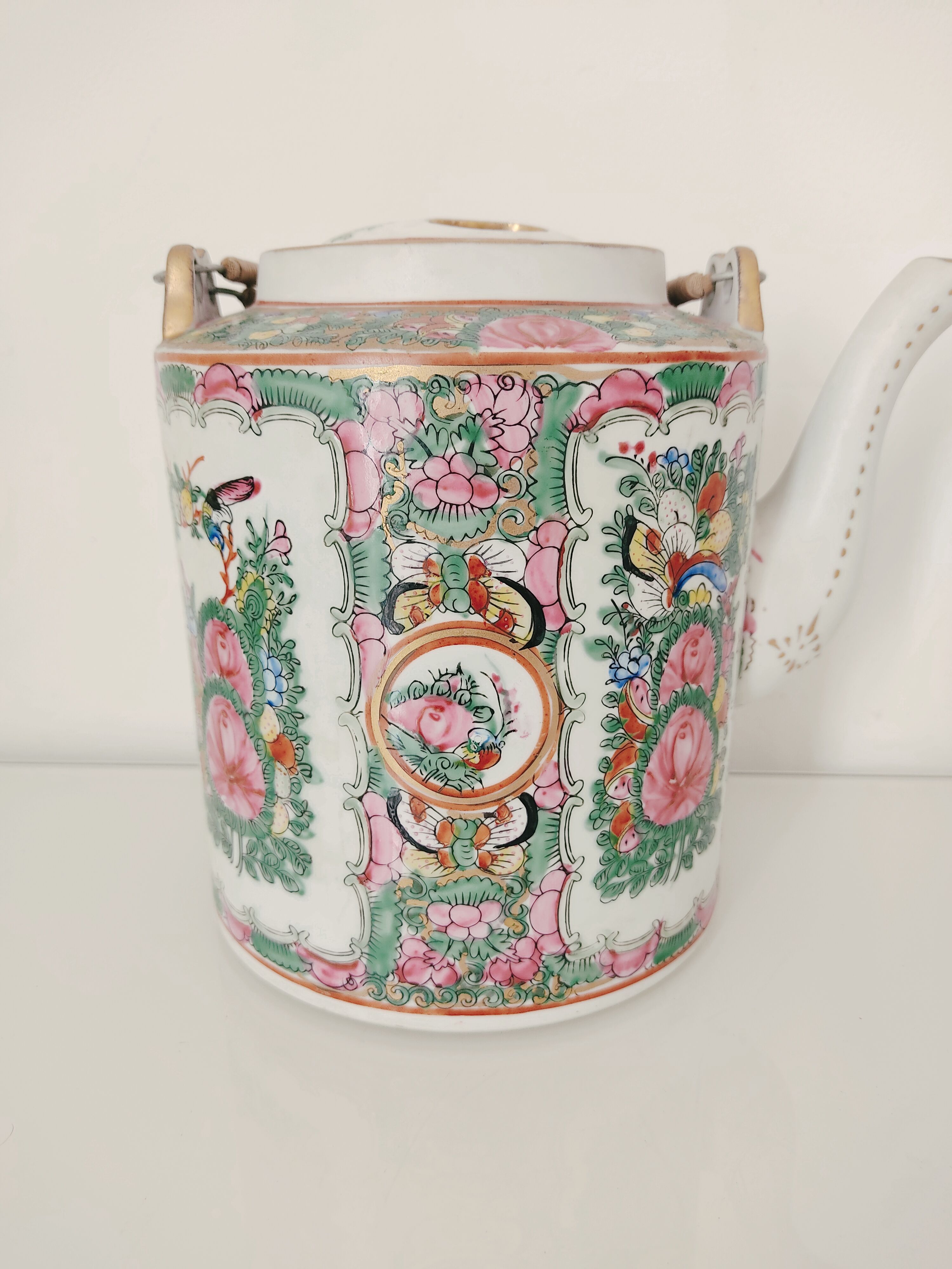 Porcelain teapot from China canton