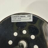 Set of 3 glass bubble globes 4101 by Glashütte Limburg 1970