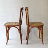 Set of 2 chairs bistrot type 56 circa 1925
