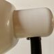 Vintage white and black metal desk lamp