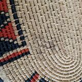 Woven ethnic basket, 60s