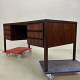 Gunni Omann Model 77 Rosewood Desk, 1960s.