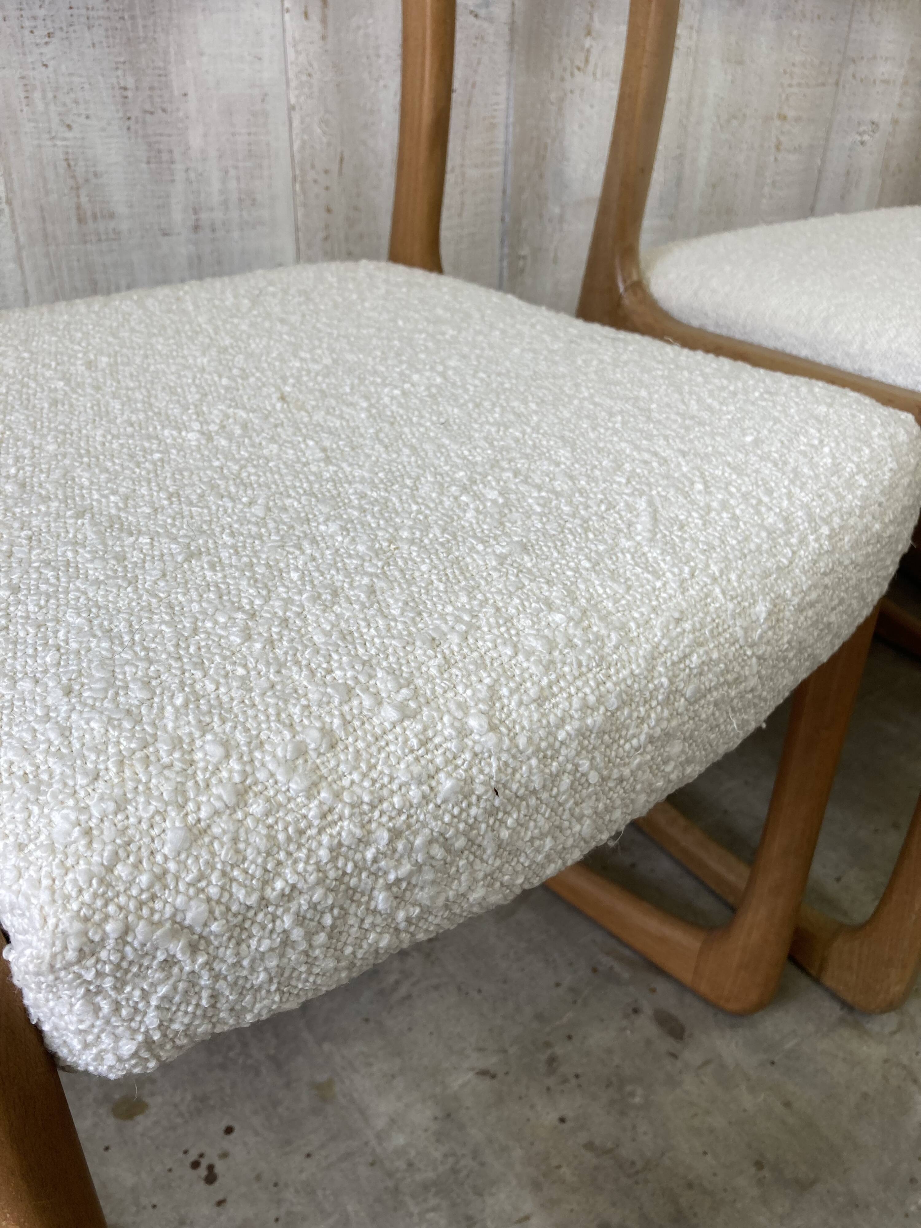 Set of 4 Baumann sled chairs