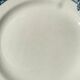 6 Flat plates Terre de fer bleu Salins model Arbois Ennege