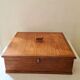 Old oak sewing box