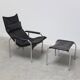 Fauteuil inclinable 'HE1106' avec repose-pieds par Hans Eichenberger pour Strässle, 1978