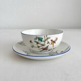 Tasse en terre de fer polychrome "Nella" Jules Veillard Bordeaux (JVB)