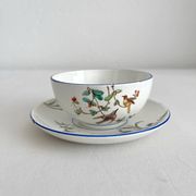 Polychrome ironstone cup "Nella" by Jules Veillard, Bordeaux (JVB)