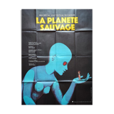 original poster of 1973 the wild planet roland Topor René Laloux