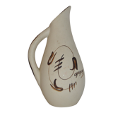 Ceramic pitcher signed Cazalas