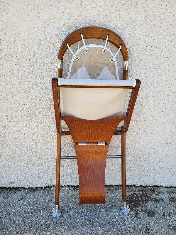 Serie de 6 chaises babord de salle a manger deck line pliantes decoration de bateau