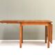 Scandinavian drop leaf dining table in oak, 1970s