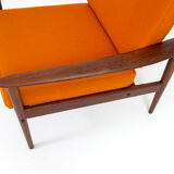Teak armchair by Grete Jalk for Poul Jeppesen