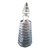 Glass perfume or eau de toilette bottle