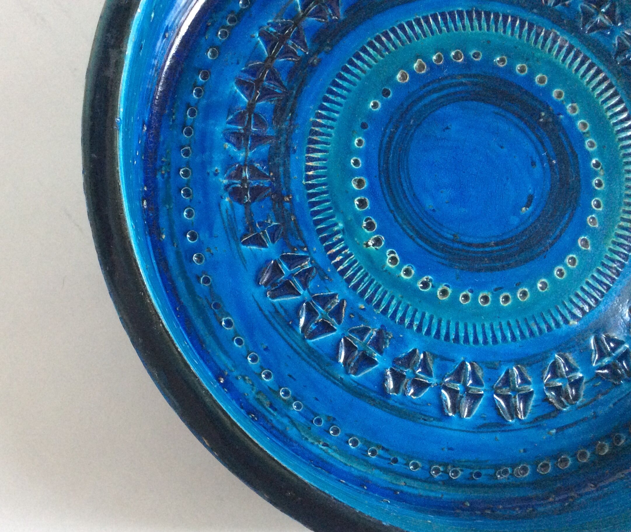 Ceramics, Bitossi, Rimini Blu by Aldo Londi, Italy 60 years
