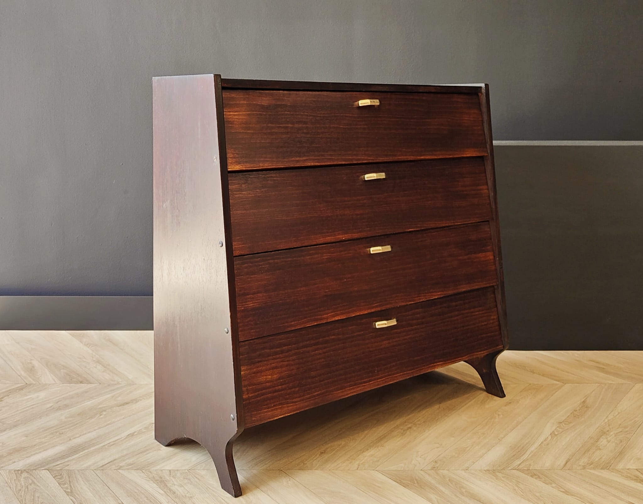 Mid century shoe cabinet