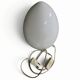 Opaline Egg Lamp in Blown Glass – Circa 1970