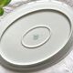 Large Limoges serving dish small flowers and gilding old porcelain Charles Ahrenfeldt