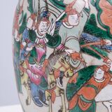Lampe de table en faïence de Nankin Chine années 1890