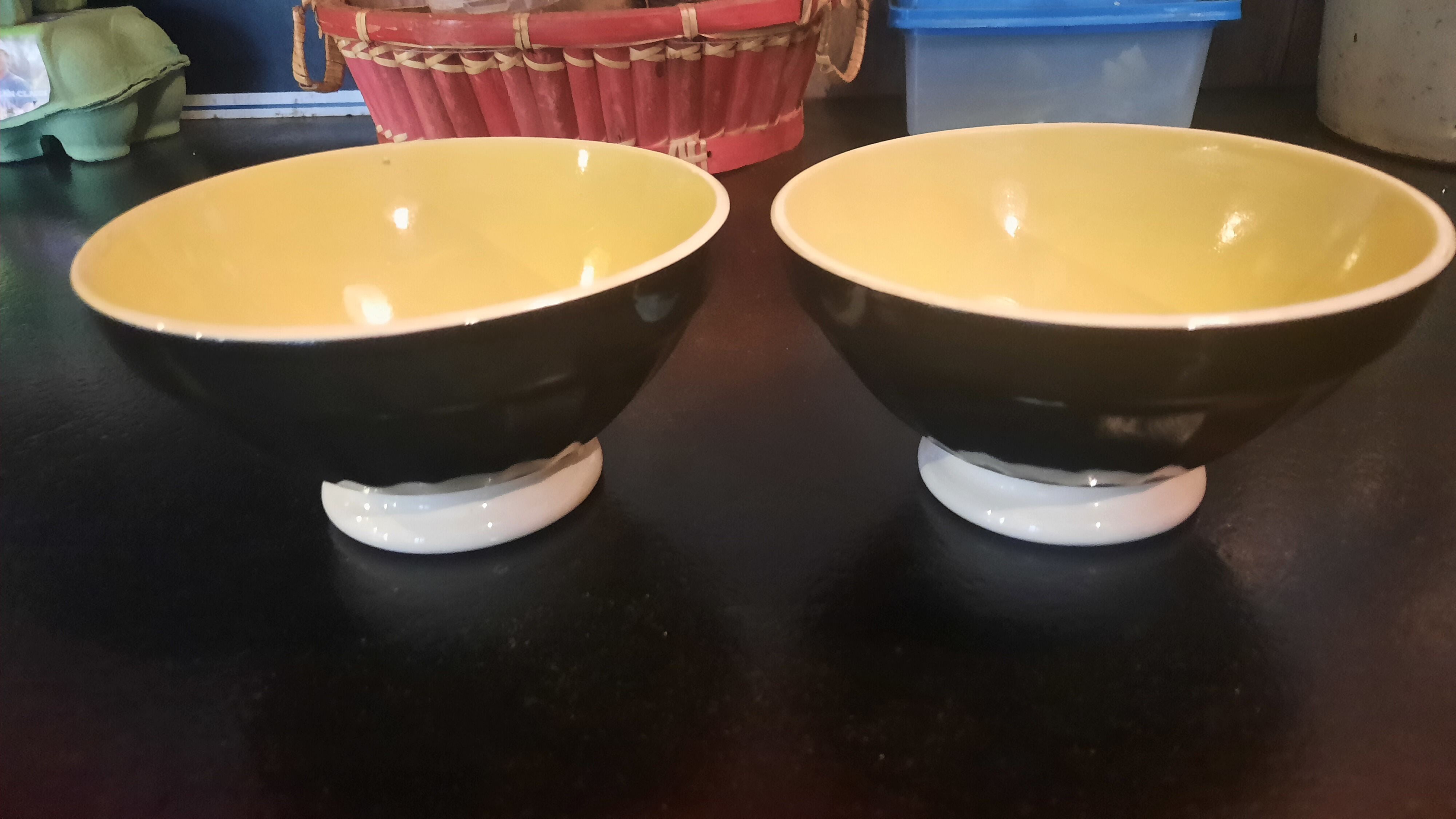 2 digoin bowls