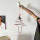 Spiral Pop Art Pendant Light, Ceiling Lamp, ESTO Austria, ´80