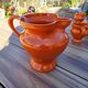 Vintage orangeade service Vallauris – Orange Pop jug + 6 cups