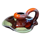 Bougeoir céramique flammée Vallauris