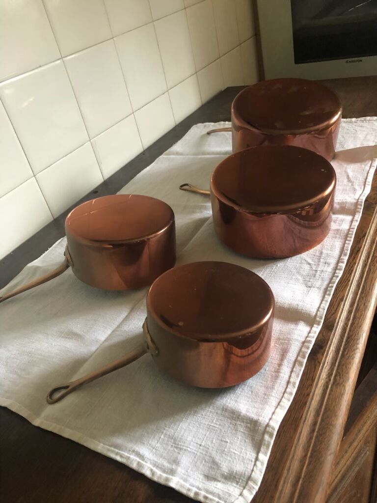 Copper pans