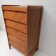 Commode haute en bois années 50