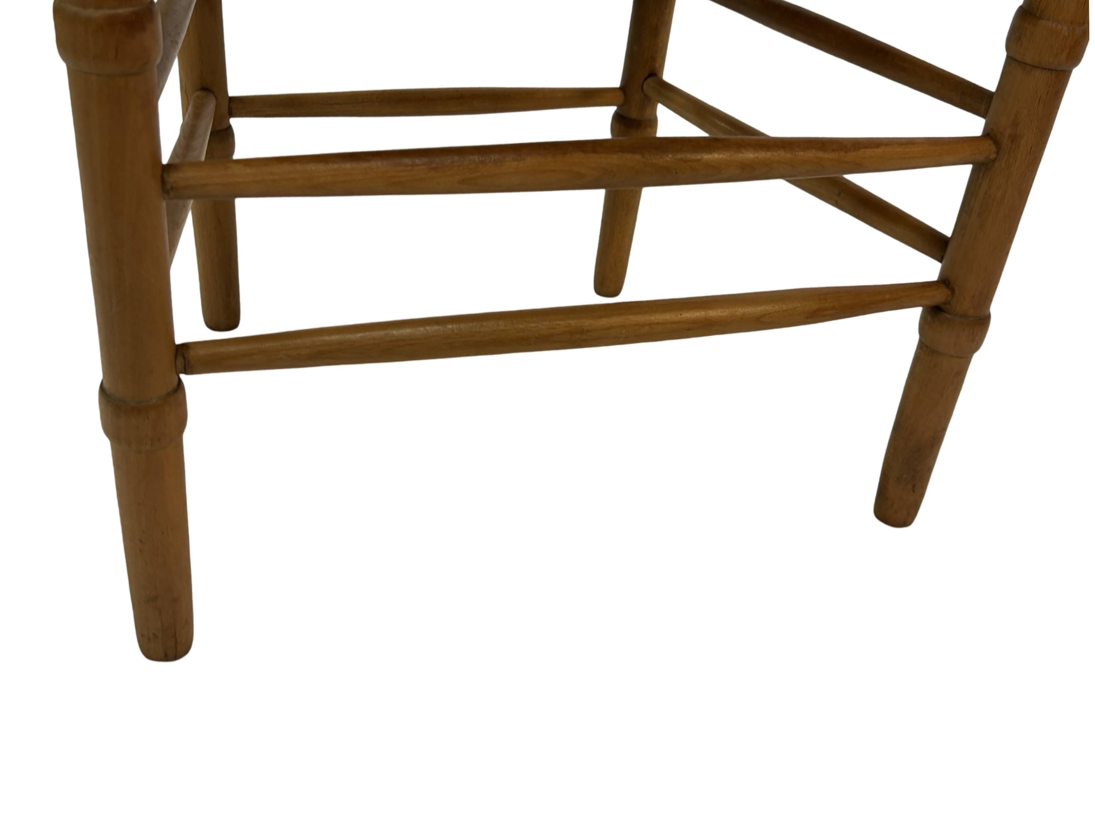 Art Deco chair minimalist oak wicker minimalist design