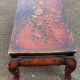 Table basse asiatique motifs fleurs