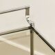 Vintage Chrome Drink Trolley - Bar Cart with smoked glass, 1980s