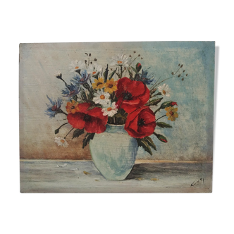 Painting flowers