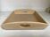 Tray with wooden heart handles