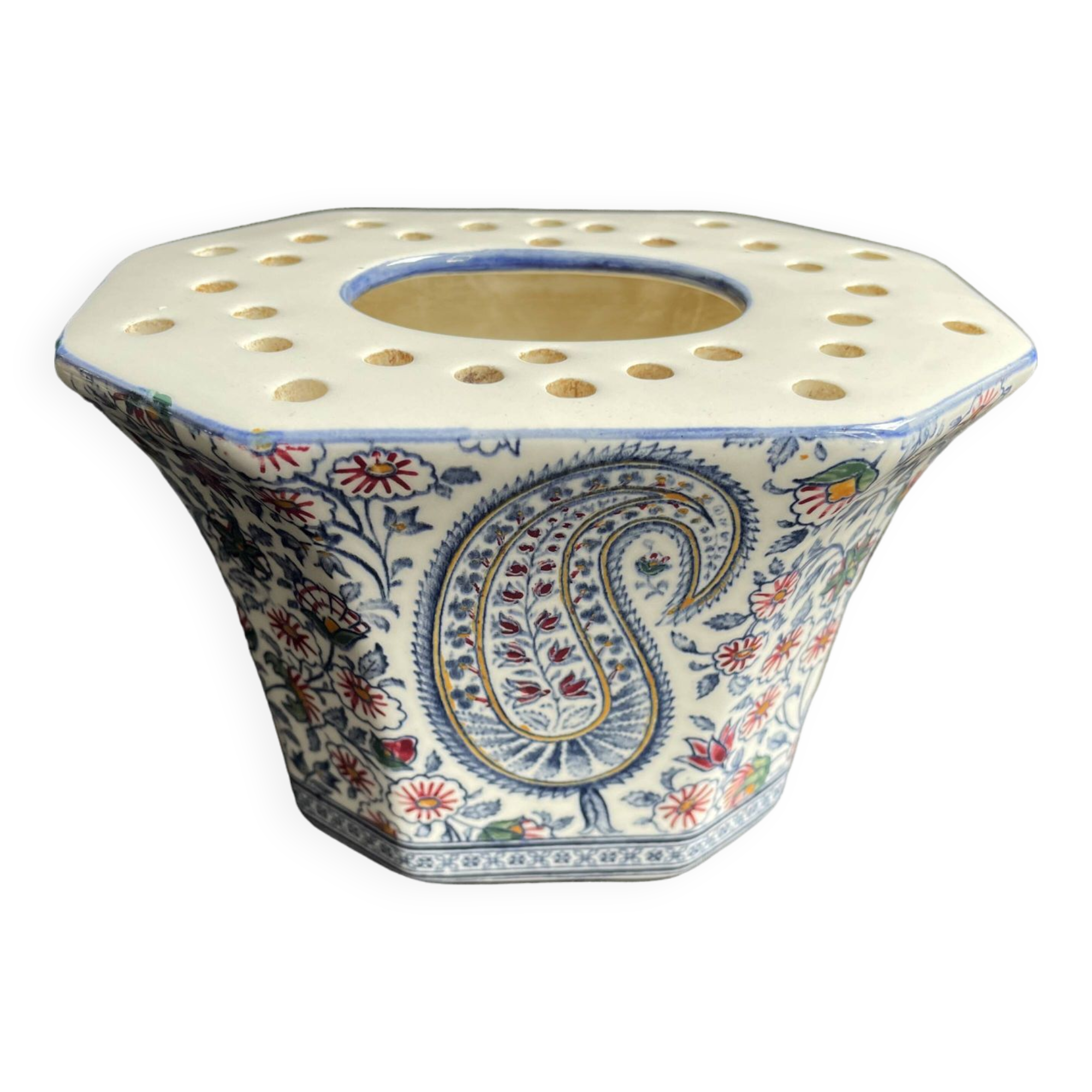 Gien earthenware flower picks