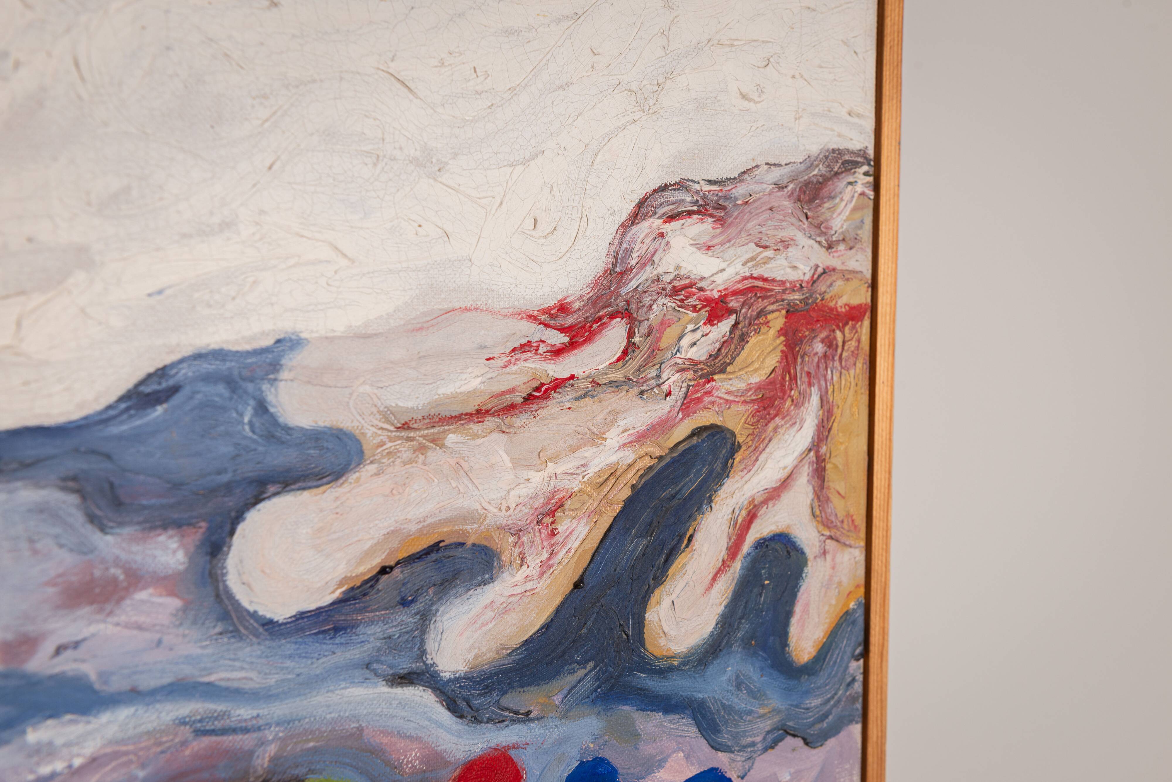 Abstract painting of a figure under the sun - 1 of 2