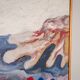 Peinture abstraite d'une figure au soleil n°1