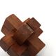 Handcrafted wooden puzzle, 1970s