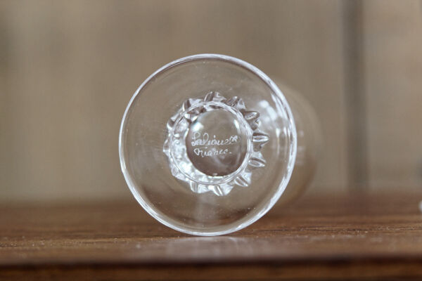 Lot de 5 verres à digestif lalique france
