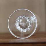 Lot of 5 glasses with digestive lalique france
