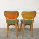 Paire de chaises bistrot des années 50