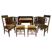 Very rare group of seats from the Vienna Secession.
