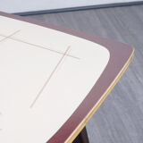 Table high-low 50s, height adjustable, expandable