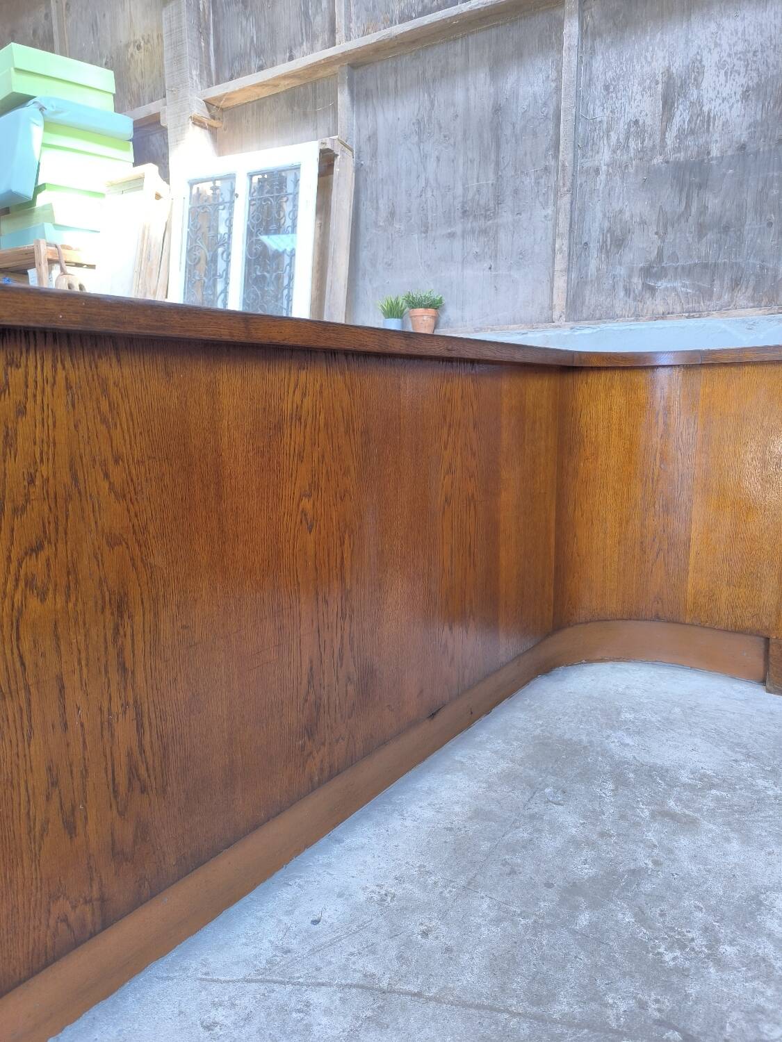 Ensemble de 2 comptoirs de magasin 1950