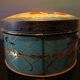 Lithographed sheet metal box " éts au planteur de caiffa " decorations children beach sea boats
