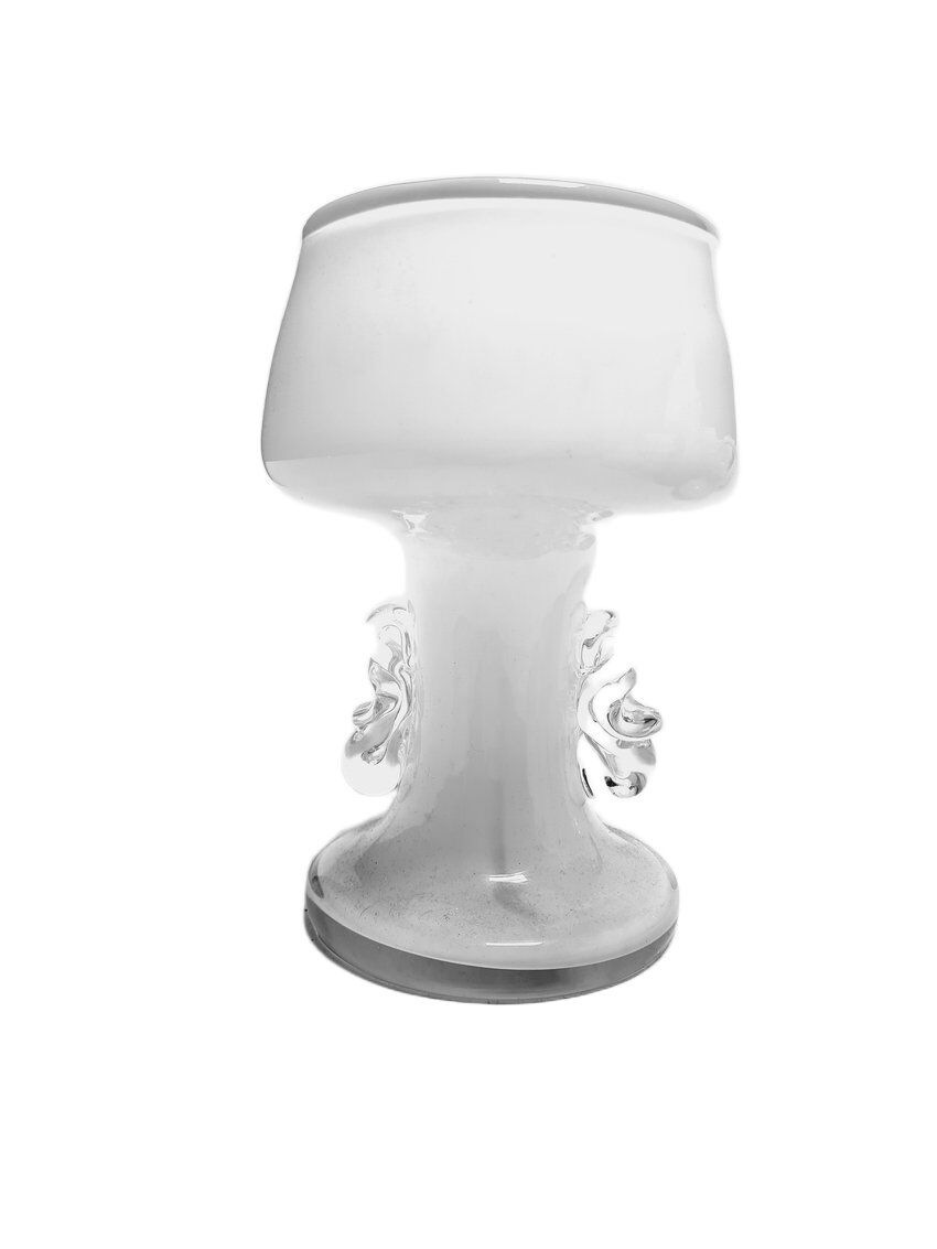 Vintage Polish glass vase from HSG Tarnowiec, 1970s